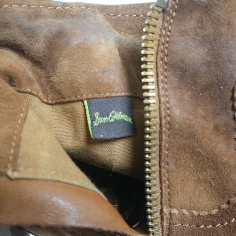 Brown Suede Fringe Ankle Boots - Picture 6 of 12